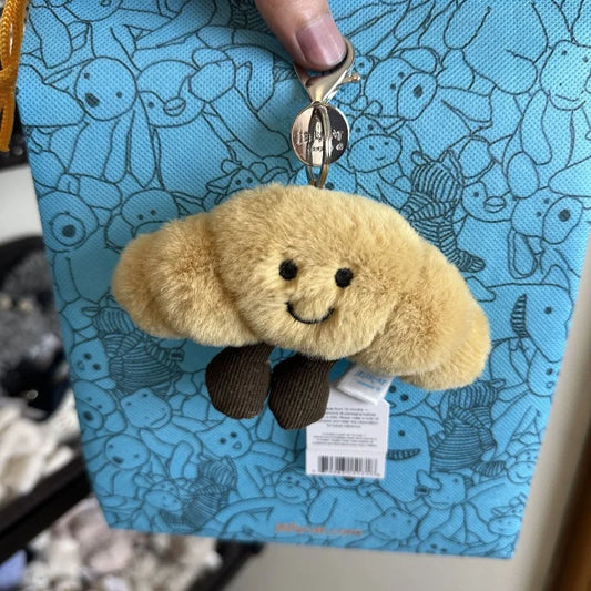 Barcelona Bear Cute Plush Toy Keychain Cartoon Plush Bag Pendant Hobbies Stuffed Toys Gift Fun Plush Doll Keychains