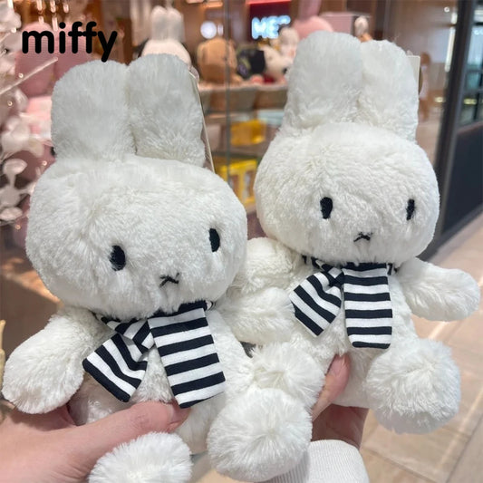 30CM Kawaii Plush Toy Cute Striped Scarf Doll Plush Doll Boy Girl Gift