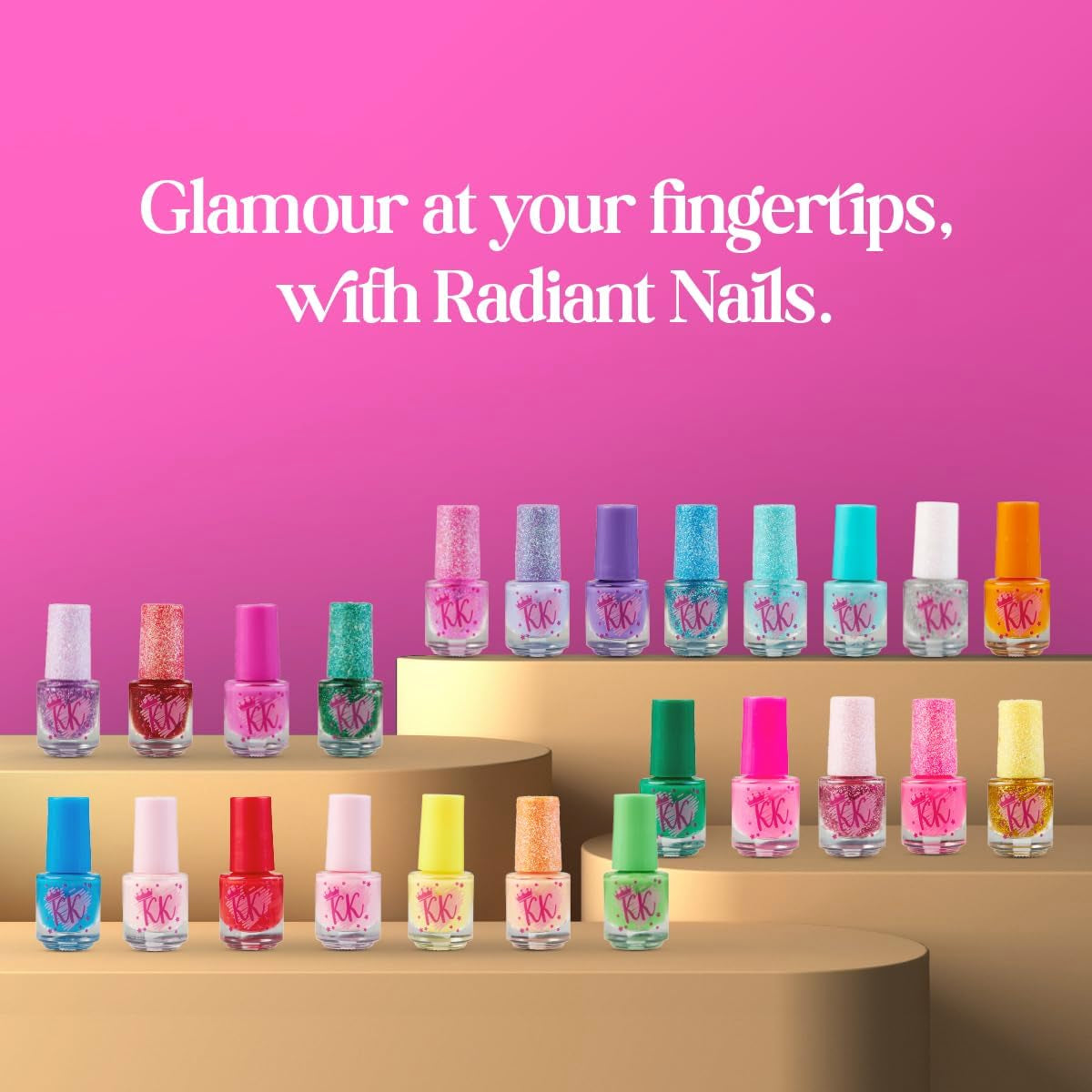 Calendrier Avent vernis couleurs maquillage femme pelable