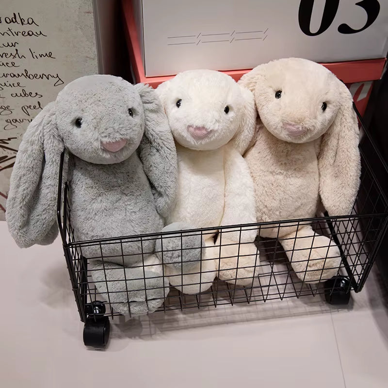 Collection peluches lapin kawaii longues oreilles doudou ultra doux