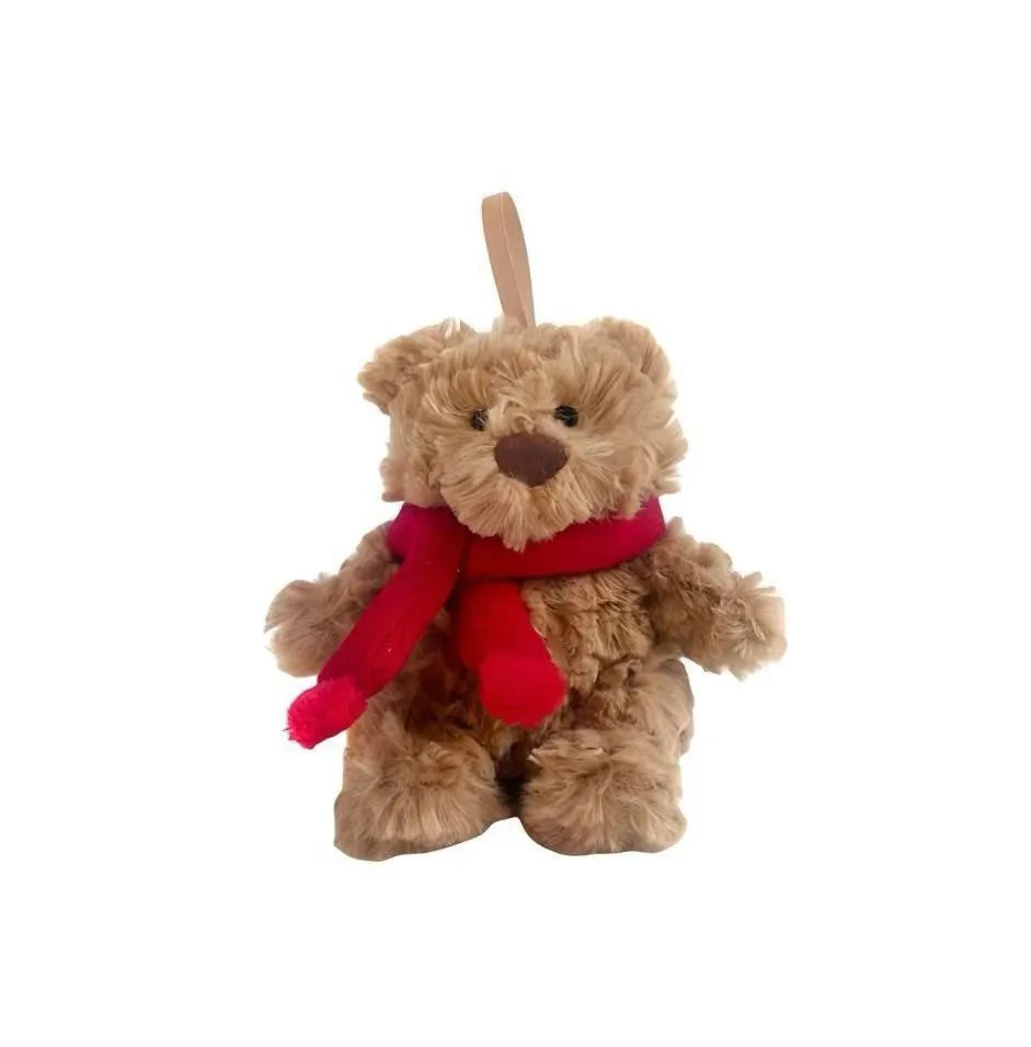 Porte-clés peluche Jellycat ours avec écharpe kawaii doudou