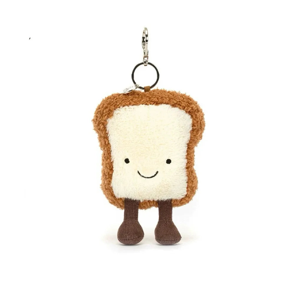 Porte-clés peluche Jellycat toast kawaii mini doudou sac