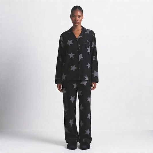 Pyjama à motifs étoiles et coeur style coréen