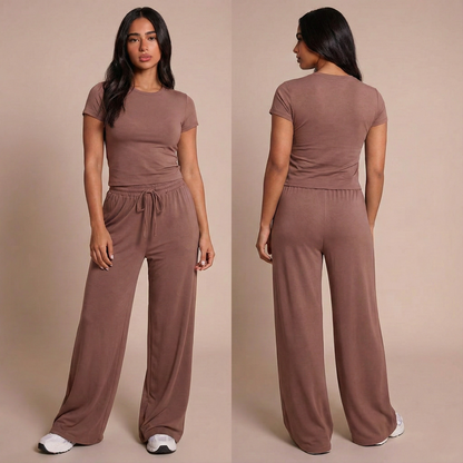 Pyjama femme en modal manches courtes