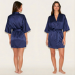 Robe kimono satinée style peignoir élégant - multiples variations