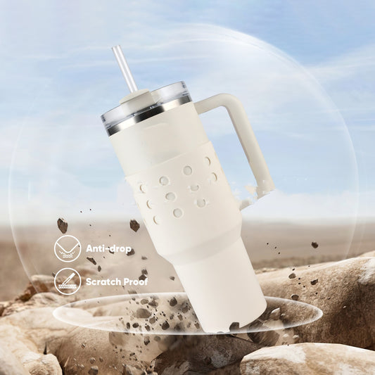 Housse silicone anti-choc pour gobelet, protection anti-chute