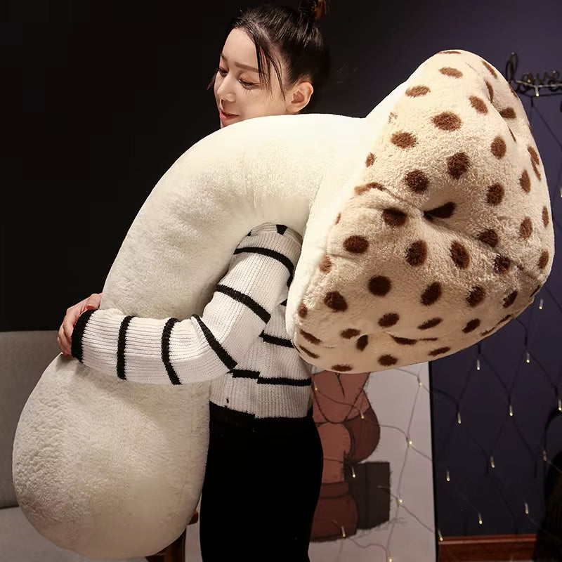 Kawaii Mushroom Plush Toys Big Size Huggable Pillow Stuffed Soft Plant Mushroom Style Sleep Throw Dolls Back Cushion Home Decor