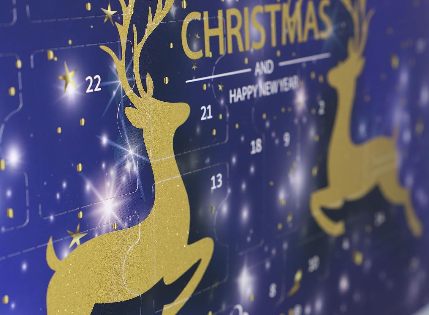 Calendrier de l’Avent design Noël luxe coffret maquillage festif