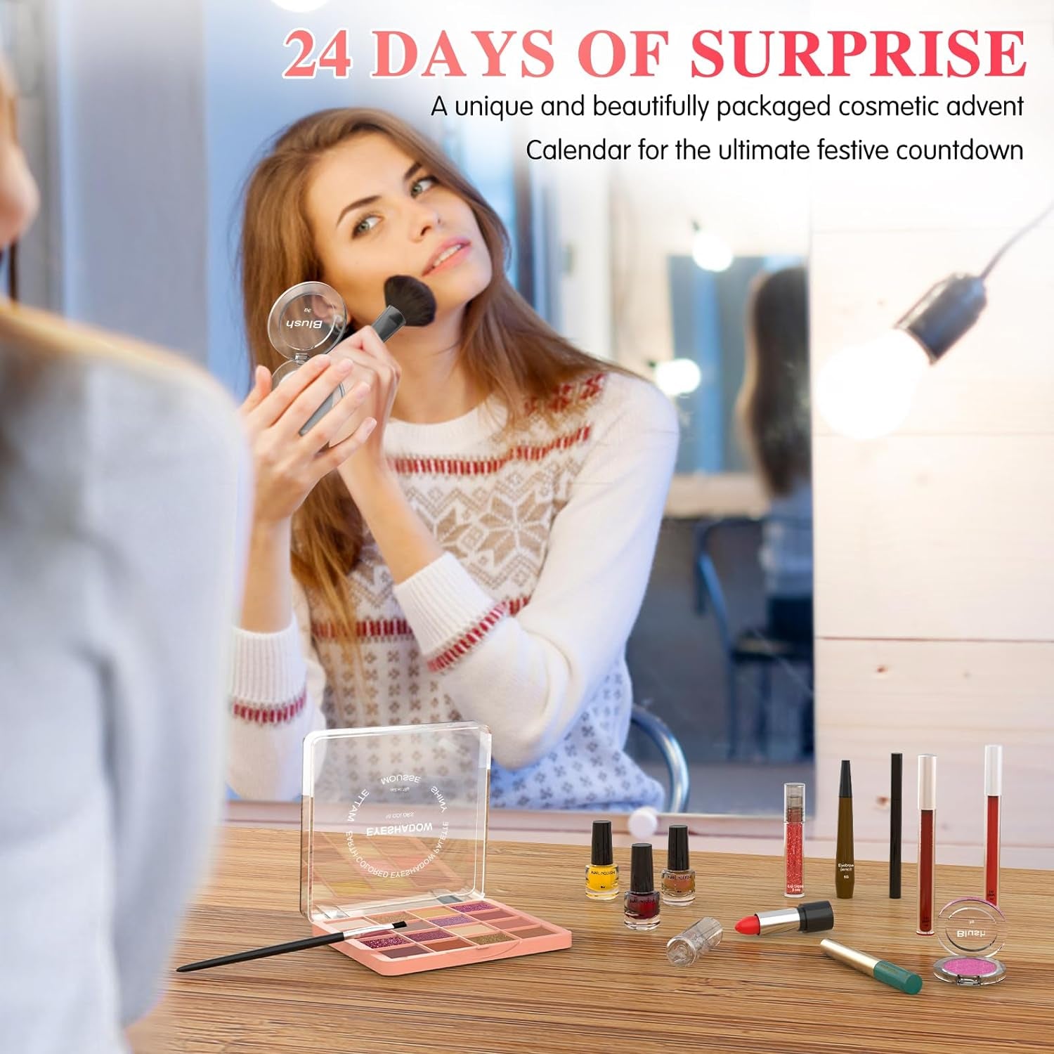 Calendrier Avent maquillage utilisation quotidienne routine beauté