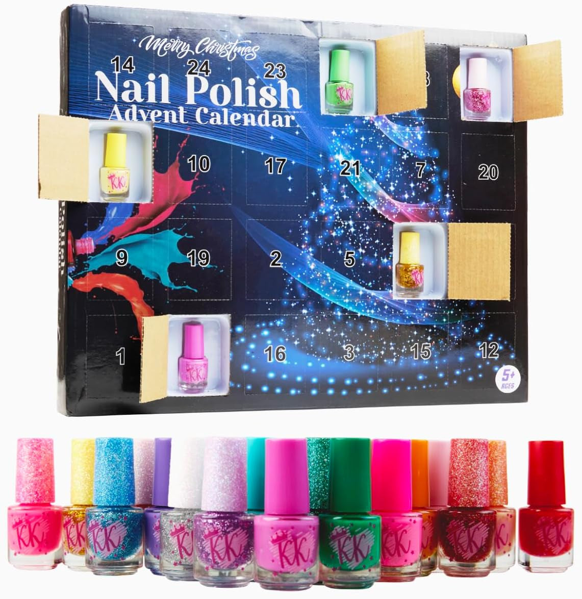 Calendrier de l’Avent vernis fille maquillage enfant surprise Noël beauté