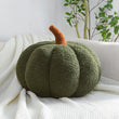 Coussin citrouille en peluche vert oreiller décoratif cocooning