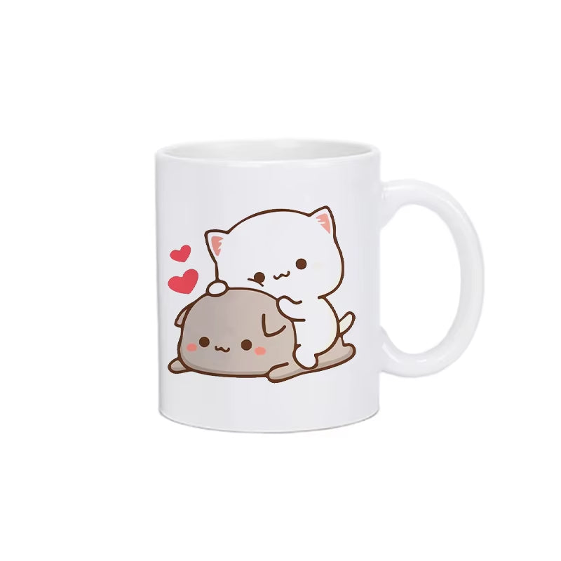 Mug kawaii couple pandas duo – Tasse de Noël cadeau Hiver 2026