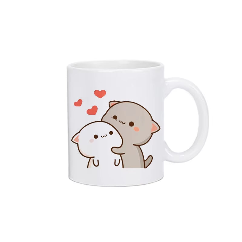 Mug kawaii pandas câlin cute tasse hiver 2026