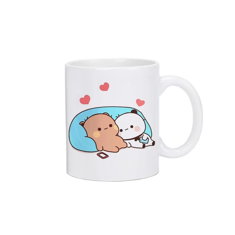 Mug kawaii pandas couple amoureux tasse hiver 2026