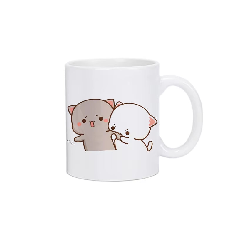 Mug kawaii pandas couple dessin mignon tasse hiver 2026
