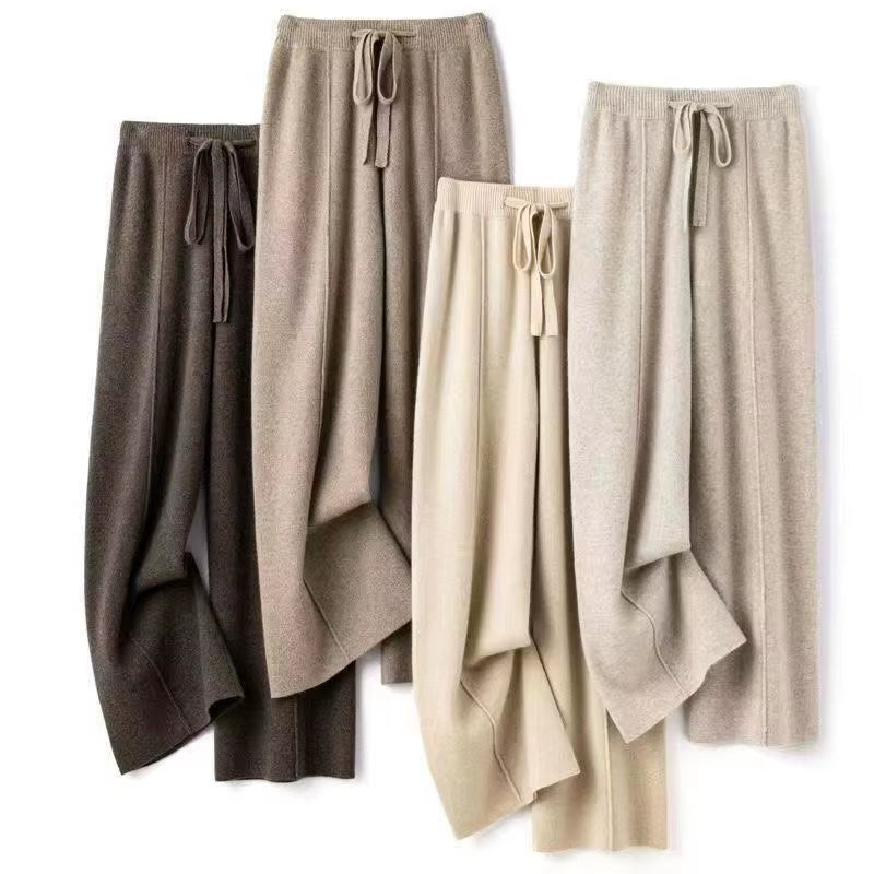 Pantalon loungewear femme laine cachemire disponible en plusieurs coloris