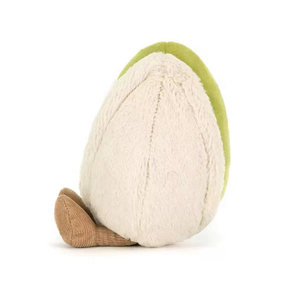Peluche pistache kawaii mini doudou gourmand décoratif profil idée cadeau 2026