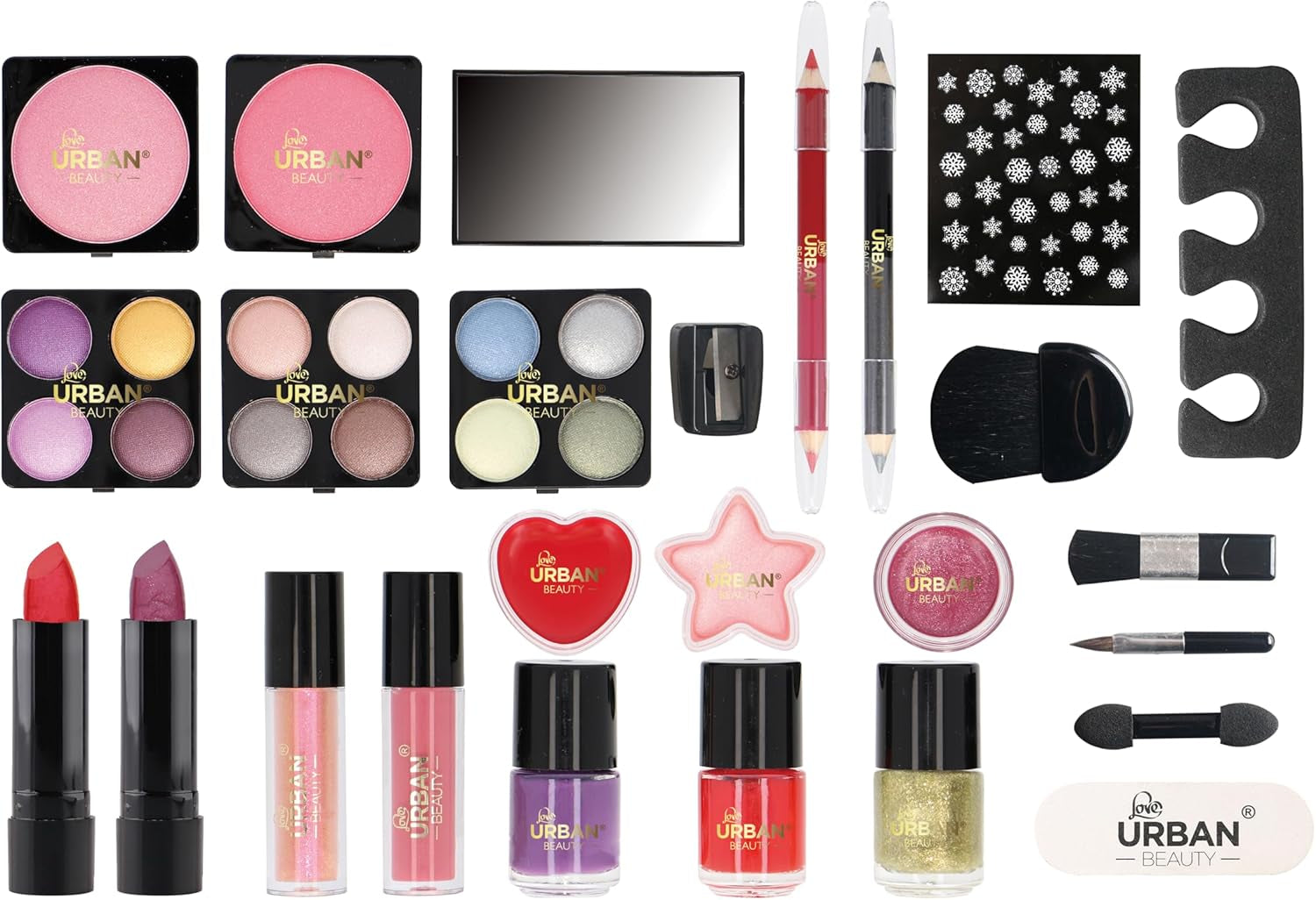 Set maquillage Noël vegan produits beauté palette et accessoires
