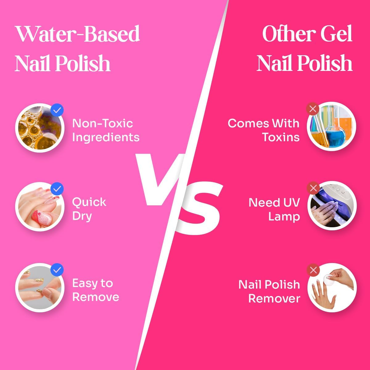 Vernis enfant pelable non toxique maquillage femme sécurité